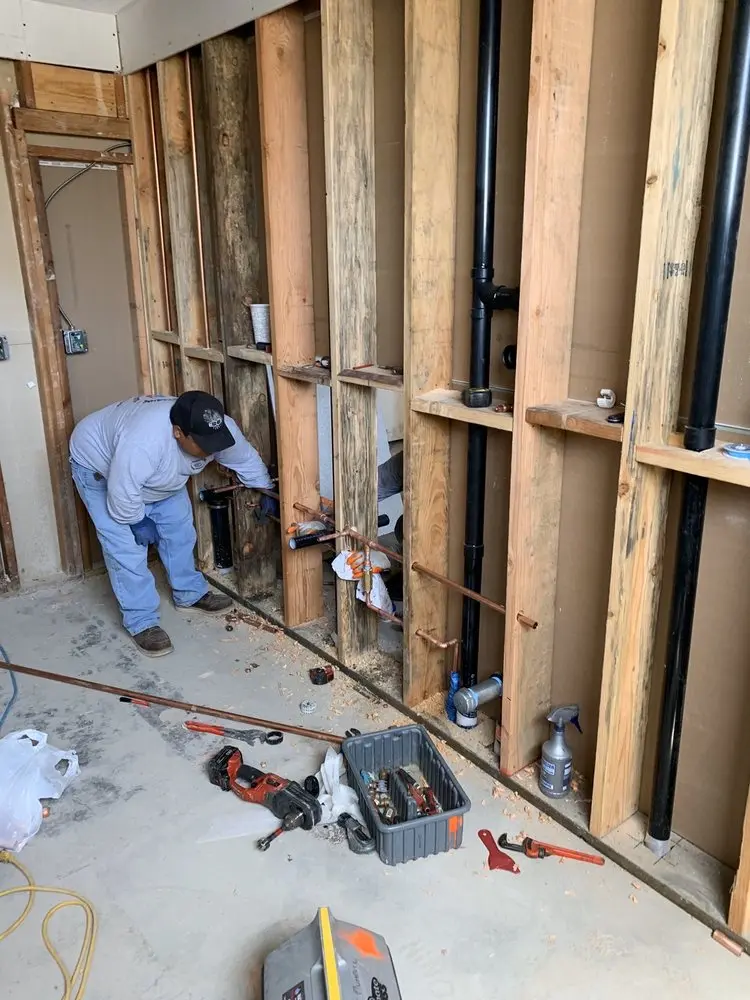 Commercial rough-in plumbing for Water Heater Replacement in Snow Woods